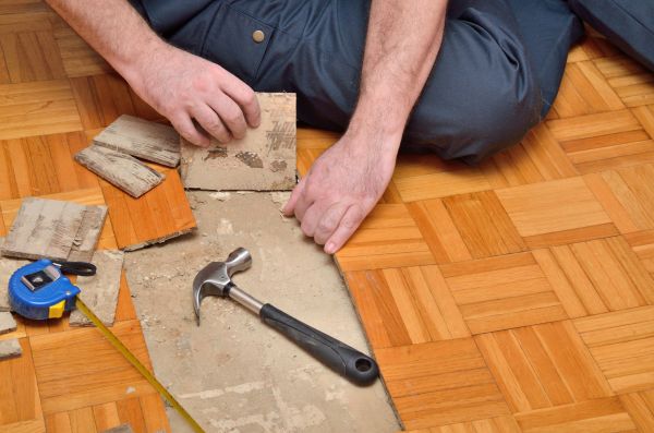 Handyman Floor Repair in Brick