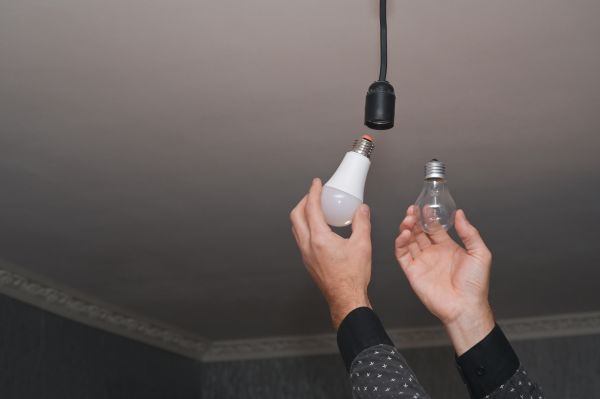 Light Bulbs Replacement in Brick