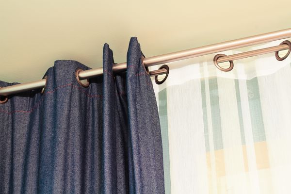 Curtain Rod Replacement in Brick