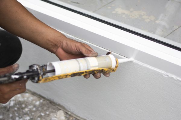 Window Caulking Replacement in Brick