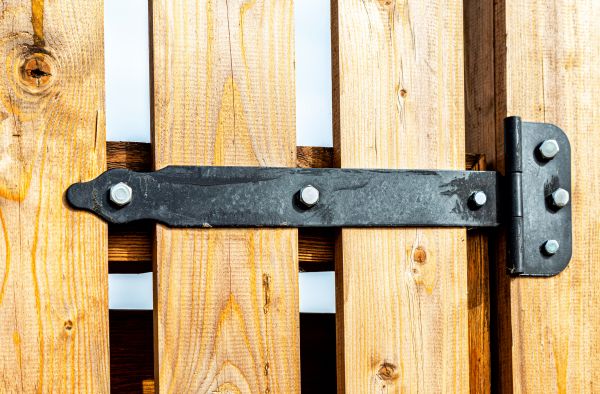 Gate Hinge Repair in Brick
