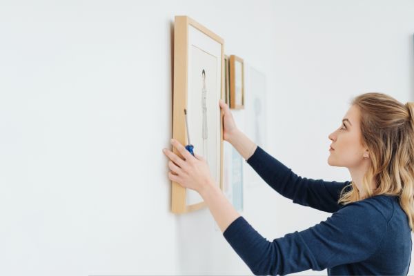 Picture Hanging Service in Brick