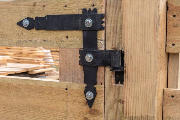 Gate Hinge Adjustment in Brick
