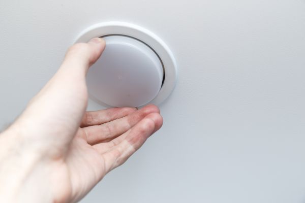 Ceiling Light Bulb Replacement in Brick