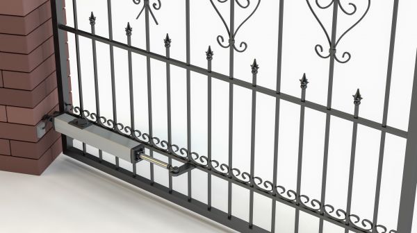 Gate Hinge Installation in Brick