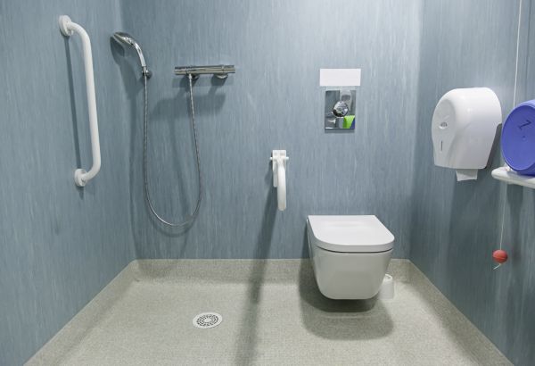 Bathroom Bars Installation in Brick