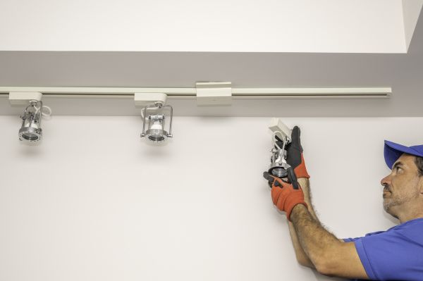 Track Light Bulb Replacement in Brick