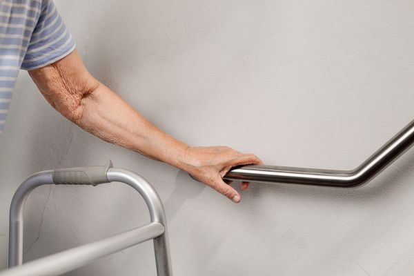 Senior Handrail Installation in Brick